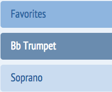 Favorites Bb Trumpet Soprano