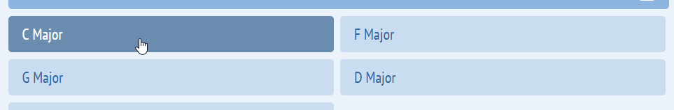 Select the key signature for the tone set