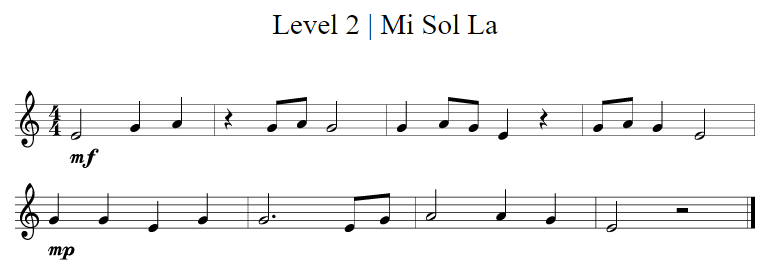 Tone set for elementary music educators on Sight Reading Factory